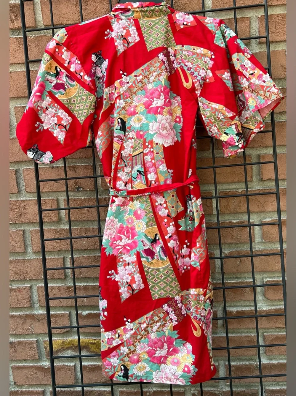 Vintage Sakurai Shoji 100% Cotton Japanese Yukata Robe